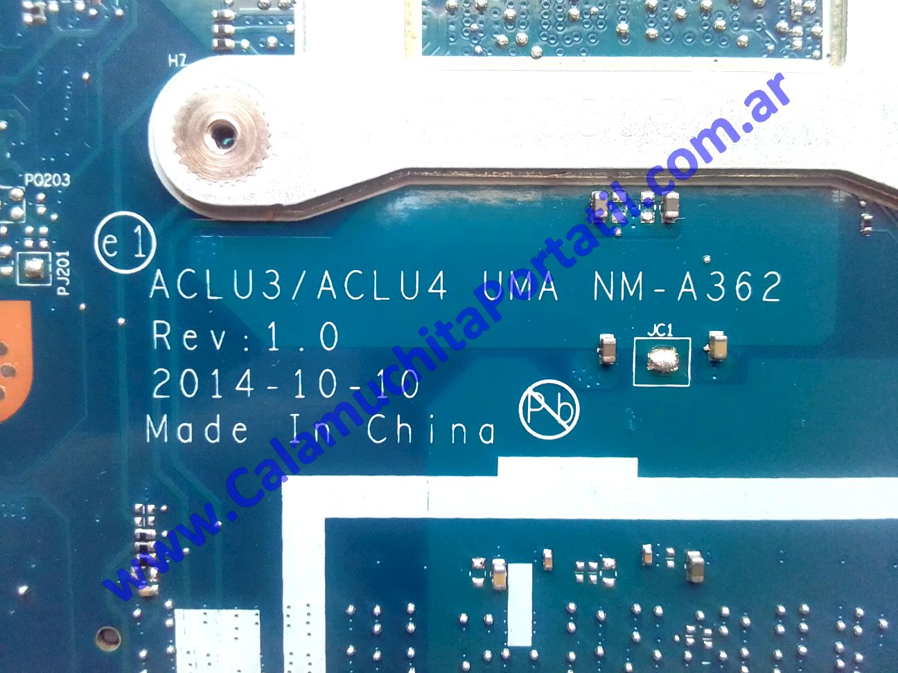 Mother Lenovo G50-80 - 80L0 ⋆ Calamuchita Portátil Mother Lenovo G50-80 - 80L0