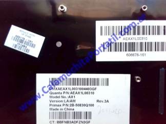 Teclado HP G42-283LA - XR136LA#ABM ⋆ Calamuchita Portátil Teclado HP G42-283LA - XR136LA#ABM