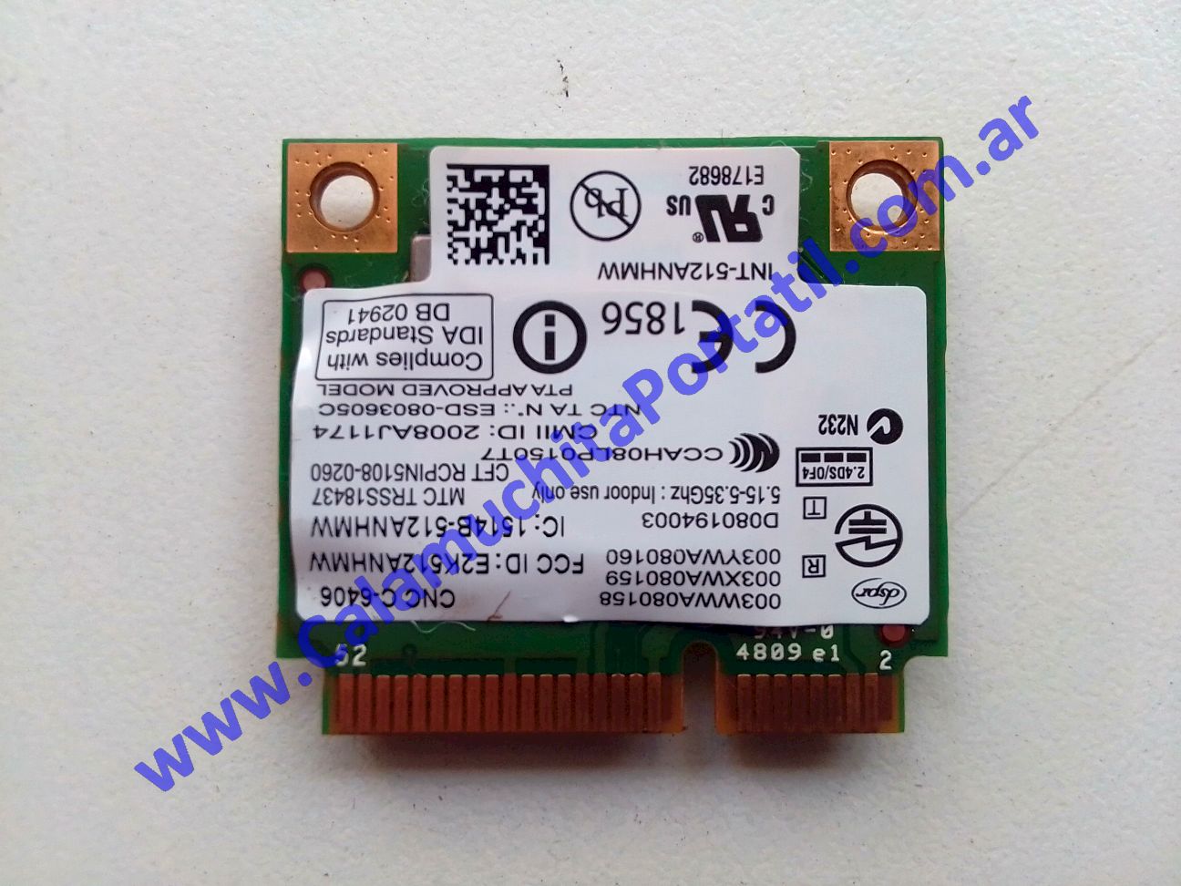 Placa Wifi Dell Latitud 13 ⋆ Calamuchita Portátil Placa Wifi Dell Latitud 13