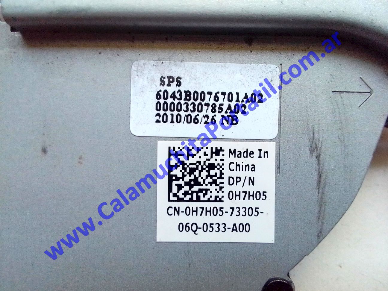 Cooler C/Disipador Dell Latitud 13 ⋆ Calamuchita Portátil Cooler C/Disipador Dell Latitud 13