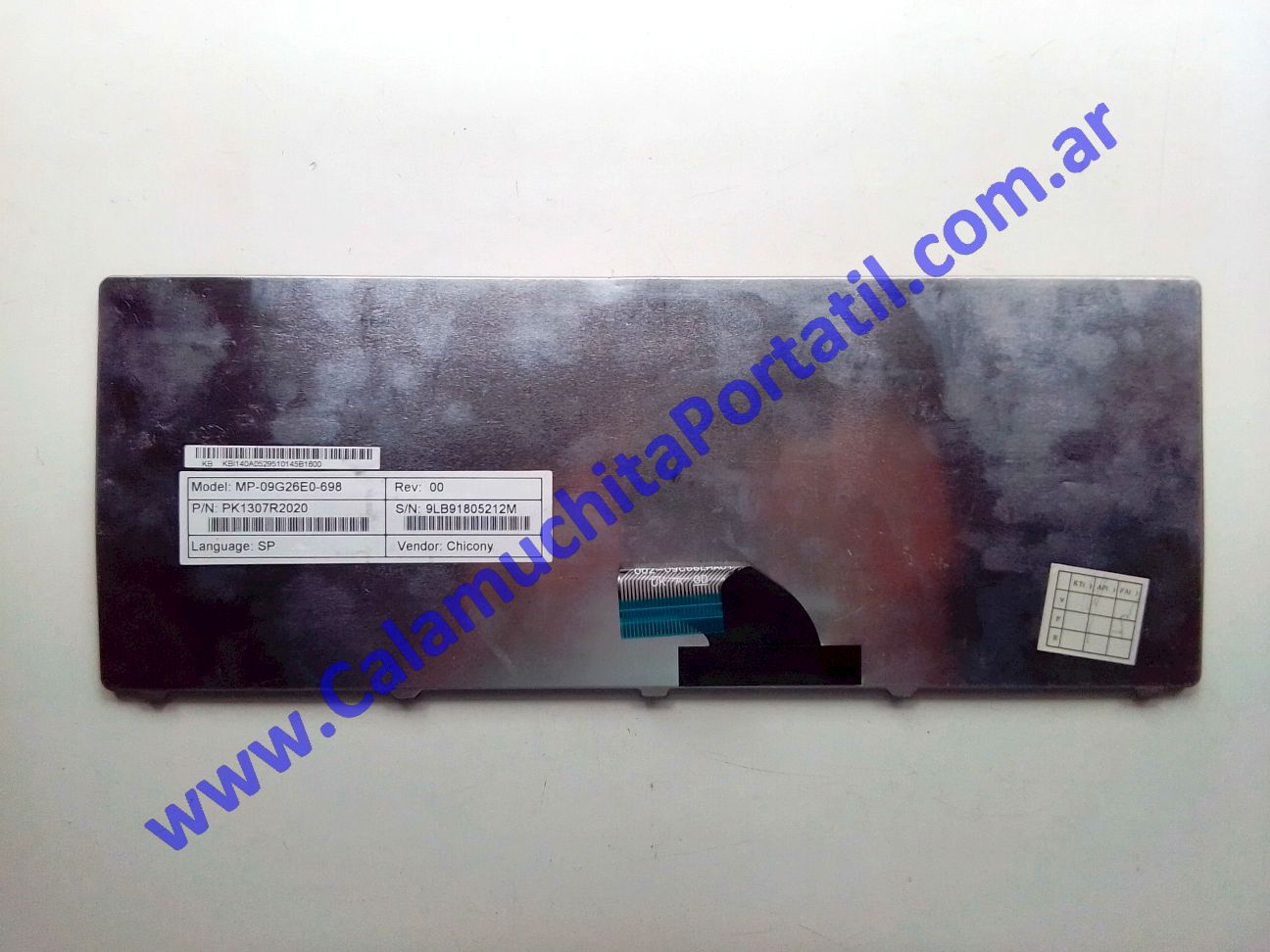 Teclado Acer Aspire 4540-5884 - KBLG0 ⋆ Calamuchita Portátil Teclado Acer Aspire 4540-5884 - KBLG0