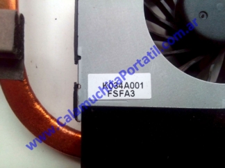 Cooler C/Disipador Asus K42F-VX400O