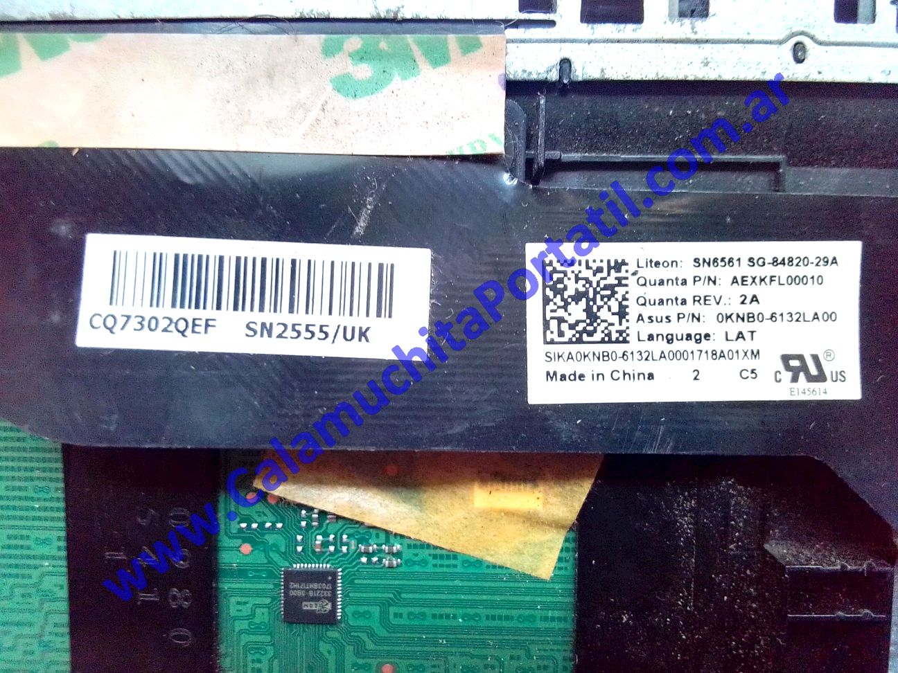 Carcasa Teclado Asus X541U ⋆ Calamuchita Portátil Carcasa Teclado Asus X541U
