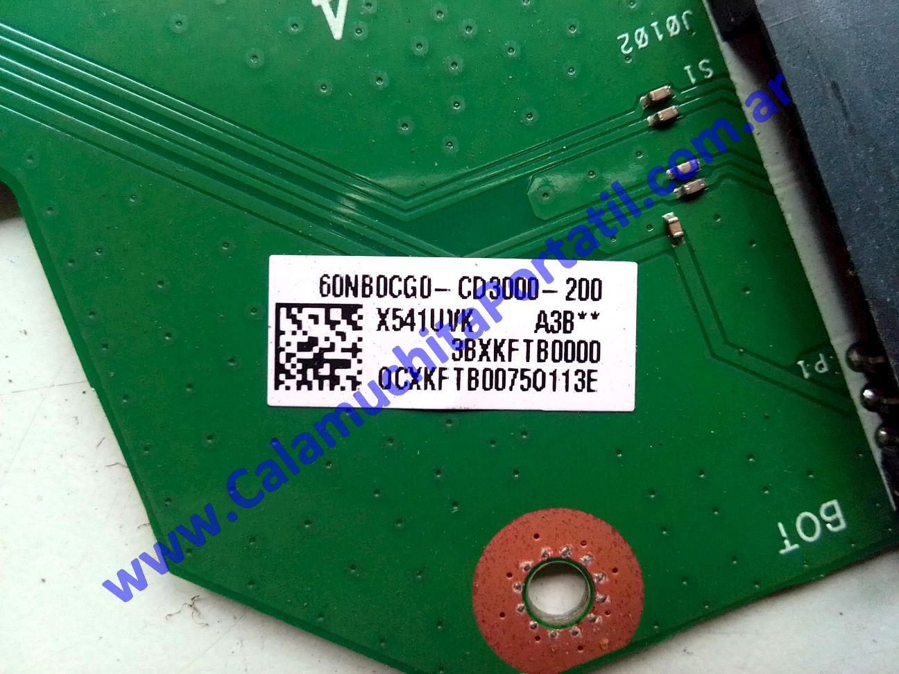Conector Rígido Asus X541U ⋆ Calamuchita Portátil Conector Rígido Asus X541U