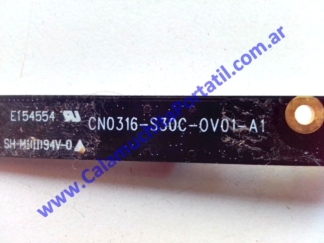 Calamuchita Portátil ⋆ Venta de repuestos de notebooks y netbooks / Compra de equipos ⋆ https://www.calamuchitaportatil.com.ar ⋆ 0903WEB3 ⋆ <span style="color: #00ccff;"><em><strong>Modelo/Parte: CN0316-S30C-0V01-A1</strong></em></span>