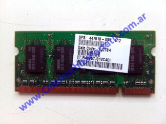Calamuchita Portátil ⋆ Venta de repuestos de notebooks y netbooks / Compra de equipos ⋆ https://www.calamuchitaportatil.com.ar ⋆ 0907NMB2 ⋆ <span style="color: #00ccff;"><em><strong>Marca: Samsung<br>Modelo/Parte: PC2-5300 / M470T6554EZ3-CE6</strong></em></span>