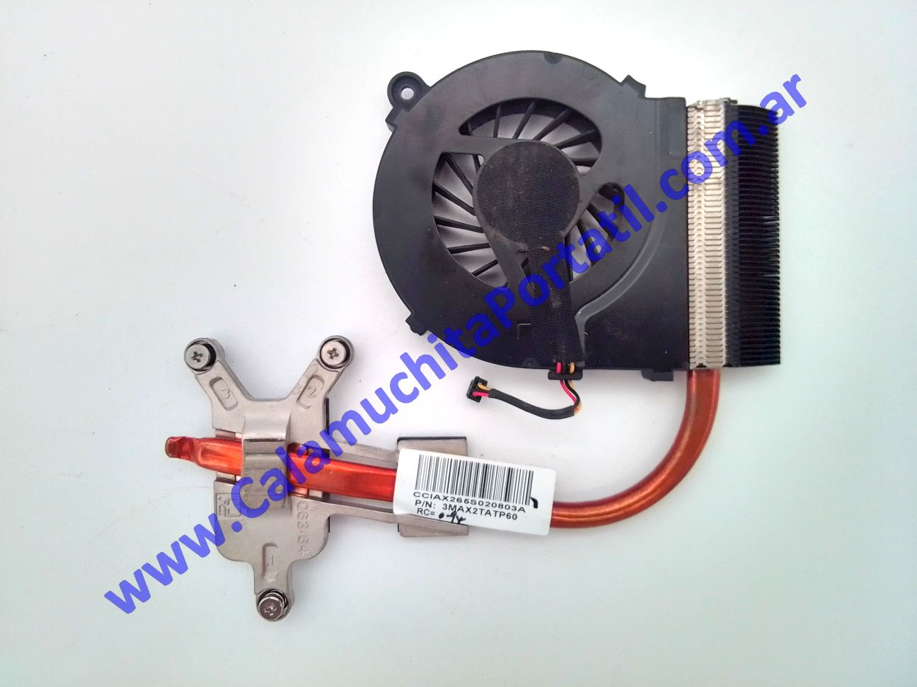 Cooler C/Disipador Compaq Presario CQ42-122LA - WX482LA#AC8 ⋆ Calamuchita Portátil Cooler C/Disipador Compaq Presario CQ42-122LA - WX482LA#AC8