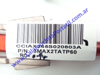 Cooler C/Disipador Compaq Presario CQ42-122LA - WX482LA#AC8 ⋆ Calamuchita Portátil Cooler C/Disipador Compaq Presario CQ42-122LA - WX482LA#AC8