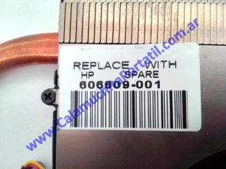 Cooler C/Disipador Compaq Presario CQ42-122LA - WX482LA#AC8 ⋆ Calamuchita Portátil Cooler C/Disipador Compaq Presario CQ42-122LA - WX482LA#AC8