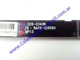 Calamuchita Portátil ⋆ Venta de repuestos de notebooks y netbooks / Compra de equipos ⋆ https://www.calamuchitaportatil.com.ar ⋆ 0925WEB3 ⋆ <span style="color: #00ccff;"><em><strong>Modelo/Parte: SCB-0340N / BA59-02608A</strong></em></span>